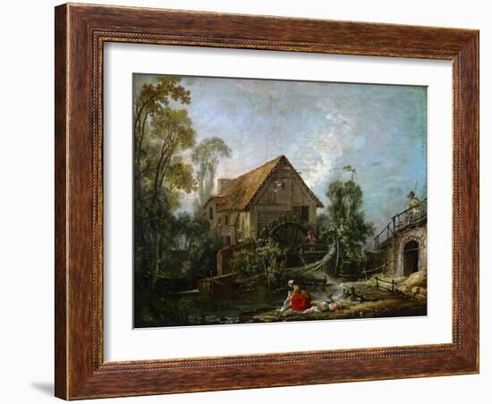 The Mill-François Boucher-Framed Giclee Print