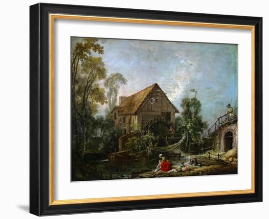 The Mill-François Boucher-Framed Giclee Print