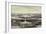 The Millennium Dome from Canary Wharf-Julian Barrow-Framed Giclee Print