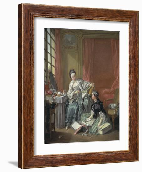 The Milliner, 1746-Francois Boucher-Framed Giclee Print