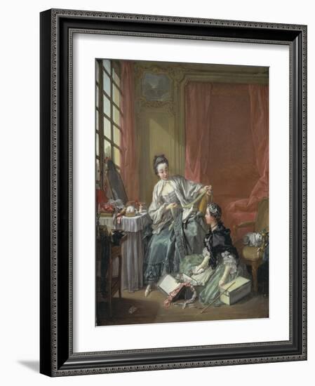 The Milliner, 1746-Francois Boucher-Framed Giclee Print