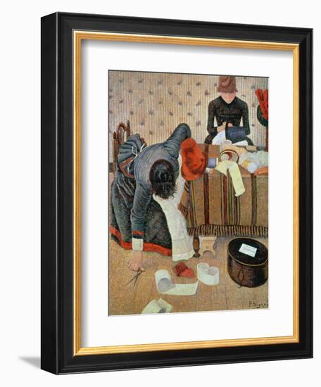 The Milliner, 1885-Paul Signac-Framed Giclee Print