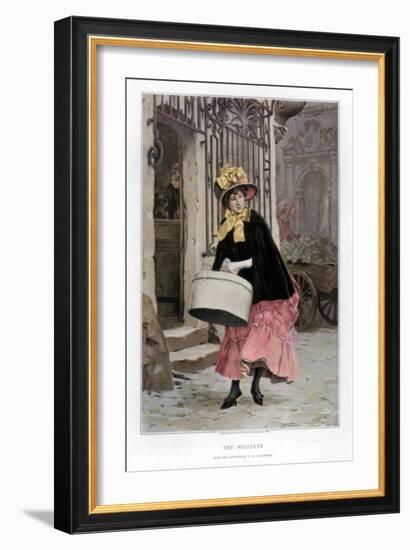 The Milliner, 1890-Frederik Hendrik Kaemmerer-Framed Giclee Print