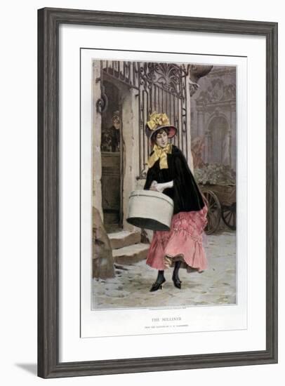 The Milliner, 1890-Frederik Hendrik Kaemmerer-Framed Giclee Print