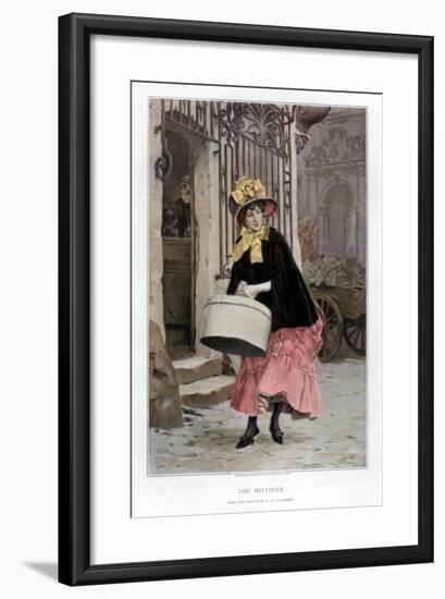 The Milliner, 1890-Frederik Hendrik Kaemmerer-Framed Giclee Print