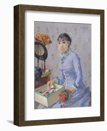 The Milliner, C.1877-Eva Gonzales-Framed Giclee Print