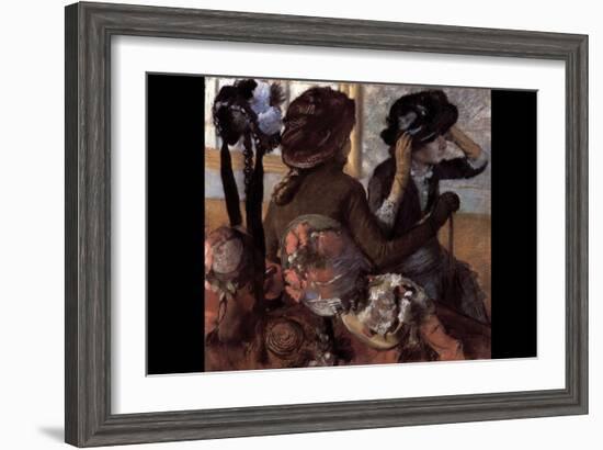 The Milliner No.1-Edgar Degas-Framed Art Print