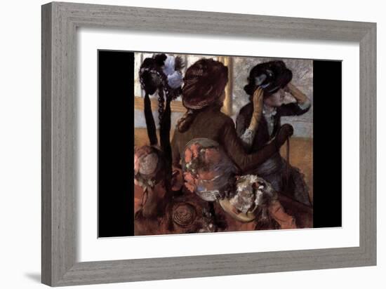 The Milliner No.1-Edgar Degas-Framed Art Print