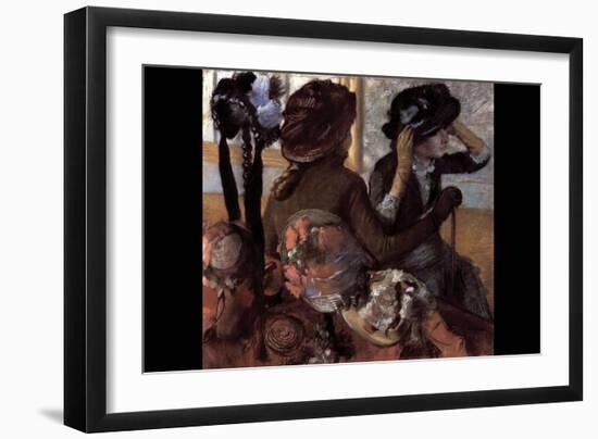 The Milliner No.1-Edgar Degas-Framed Art Print