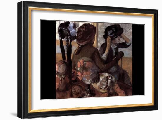 The Milliner No.1-Edgar Degas-Framed Art Print