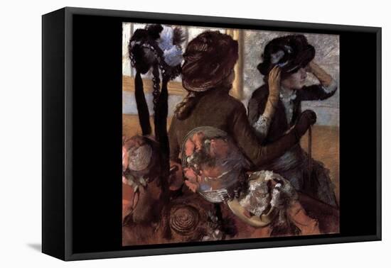 The Milliner No.1-Edgar Degas-Framed Stretched Canvas