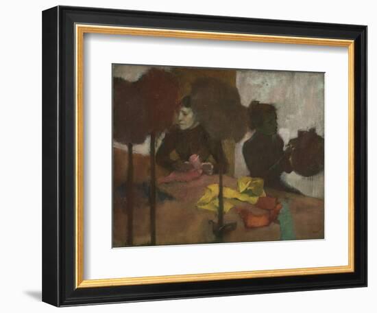 The Milliners, C.1882-1905-Edgar Degas-Framed Giclee Print