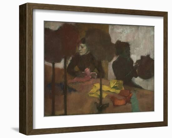 The Milliners, C.1882-1905-Edgar Degas-Framed Giclee Print