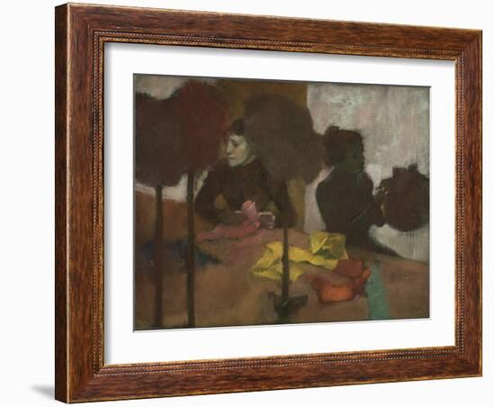 The Milliners, C.1882-1905-Edgar Degas-Framed Giclee Print