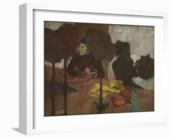 The Milliners, C.1882-1905-Edgar Degas-Framed Giclee Print