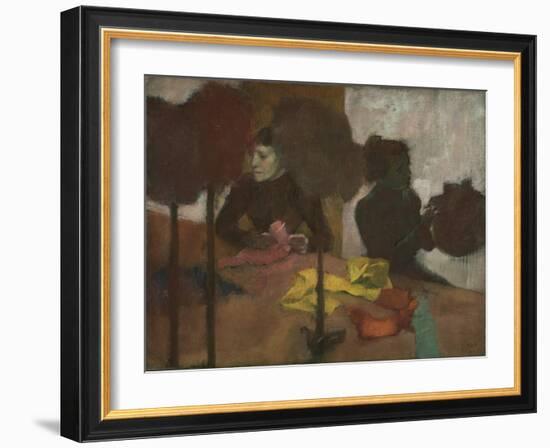 The Milliners, C.1882-1905-Edgar Degas-Framed Giclee Print