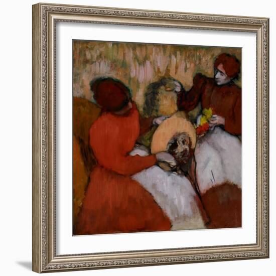 The Milliners, C.1898-Edgar Degas-Framed Giclee Print