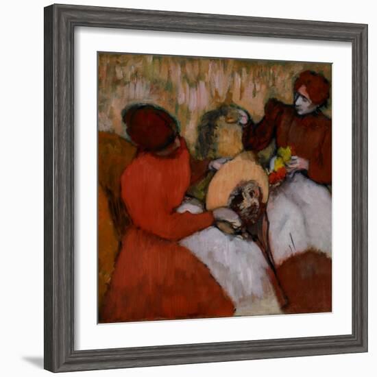 The Milliners, C.1898-Edgar Degas-Framed Giclee Print