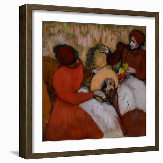 The Milliners, C.1898-Edgar Degas-Framed Giclee Print