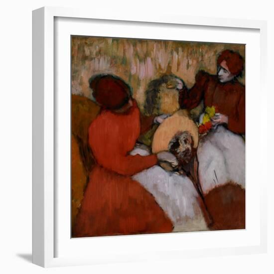 The Milliners, C.1898-Edgar Degas-Framed Giclee Print