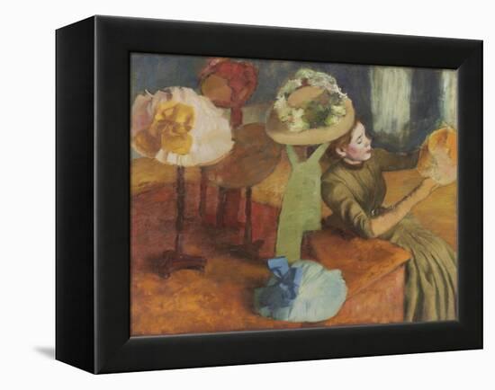 The Millinery Shop, 1879/86-Edgar Degas-Framed Premier Image Canvas