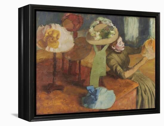 The Millinery Shop, 1879/86-Edgar Degas-Framed Premier Image Canvas