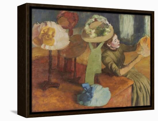 The Millinery Shop, 1879/86-Edgar Degas-Framed Premier Image Canvas