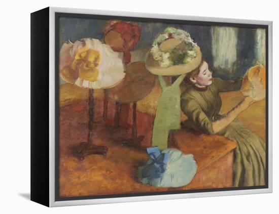 The Millinery Shop, 1879/86-Edgar Degas-Framed Premier Image Canvas