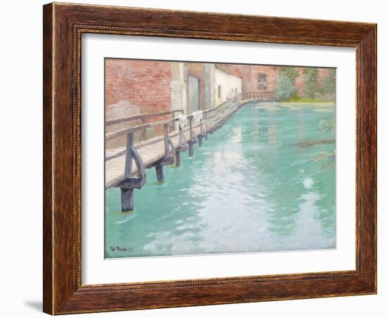 The Mills at Montreuil-Sur-Mer, Normandy, 1891-Fritz Thaulow-Framed Giclee Print