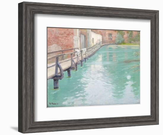 The Mills at Montreuil-Sur-Mer, Normandy, 1891-Fritz Thaulow-Framed Giclee Print