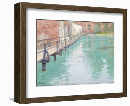 The Mills at Montreuil-Sur-Mer, Normandy, 1891-Fritz Thaulow-Framed Giclee Print