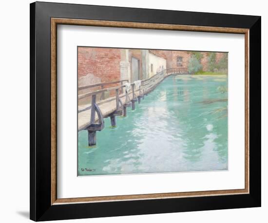 The Mills at Montreuil-Sur-Mer, Normandy, 1891-Fritz Thaulow-Framed Giclee Print