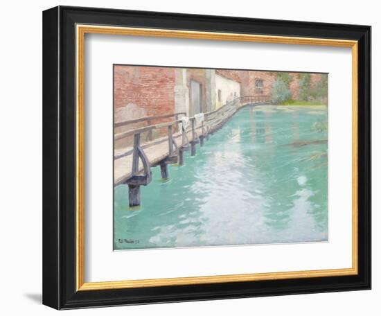 The Mills at Montreuil-Sur-Mer, Normandy, 1891-Fritz Thaulow-Framed Giclee Print