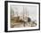 The Mills of Moret, with Rising Sun-Alfred Sisley-Framed Giclee Print