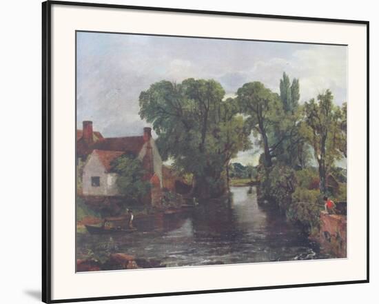 The Millstream-John Constable-Framed Art Print
