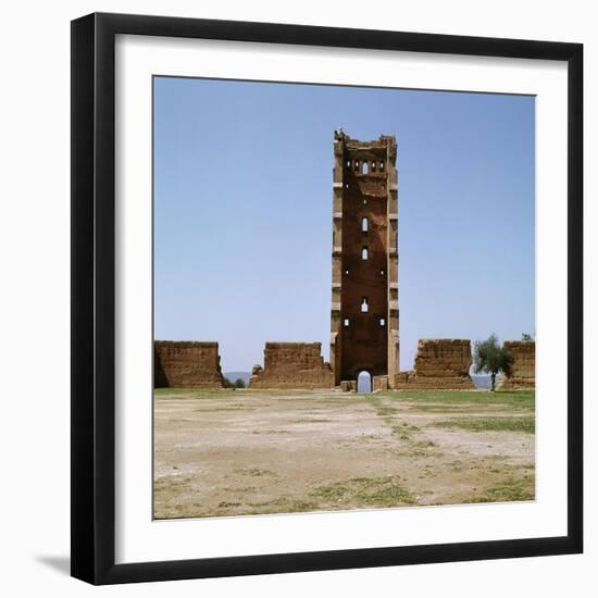 The minaret of the ruined mosque of al-Mansura-Werner Forman-Framed Giclee Print