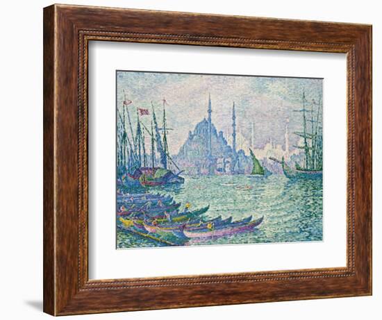 The Minarets at the Golden Horn; La Corne D'Or, Les Minarets, 1907-Paul Signac-Framed Giclee Print