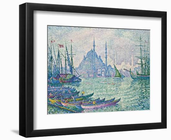 The Minarets at the Golden Horn; La Corne D'Or, Les Minarets, 1907-Paul Signac-Framed Giclee Print