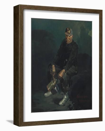 The Miner, 1925-George Luks-Framed Giclee Print