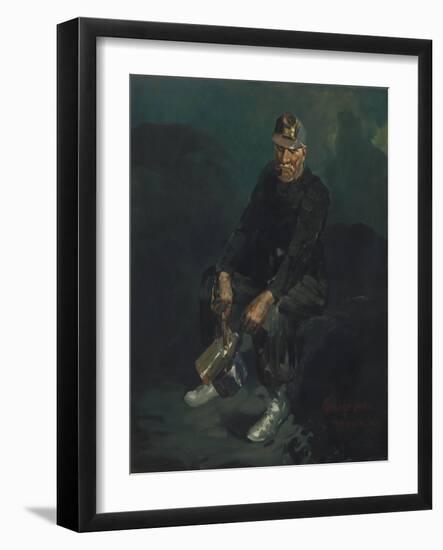 The Miner, 1925-George Luks-Framed Giclee Print