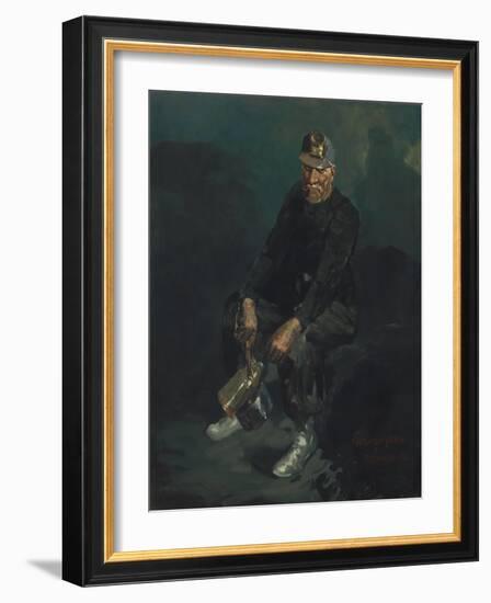 The Miner, 1925-George Luks-Framed Giclee Print