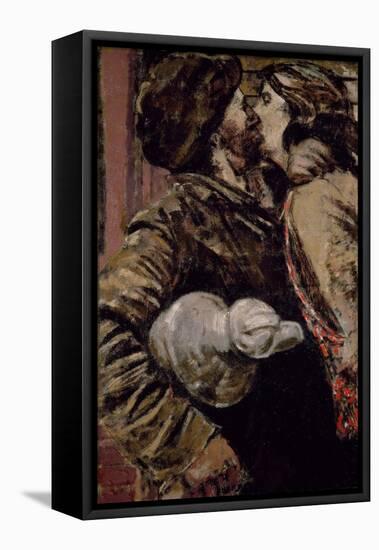 The Miner, 1935-36 (Oil on Canvas)-Walter Richard Sickert-Framed Premier Image Canvas