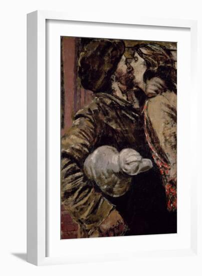 The Miner, 1935-36 (Oil on Canvas)-Walter Richard Sickert-Framed Giclee Print