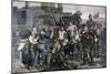 The Miner's Strike in Carmaux, 1892-Alfred Roll-Mounted Giclee Print