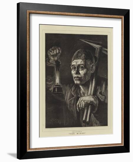 The Miner-Matthew White Ridley-Framed Giclee Print