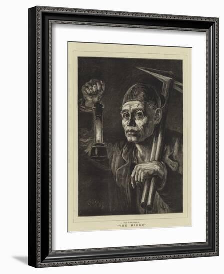 The Miner-Matthew White Ridley-Framed Giclee Print