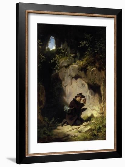 The Mineralogist, about 1860-Carl Spitzweg-Framed Giclee Print