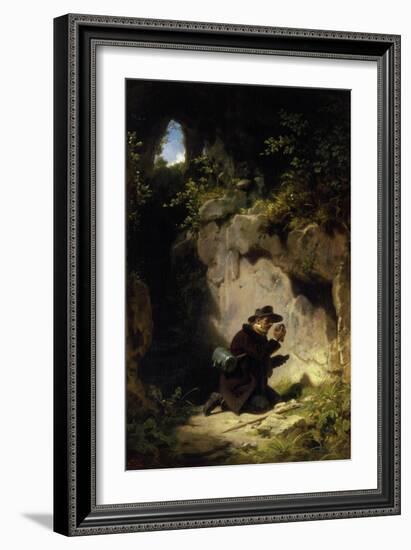 The Mineralogist, about 1860-Carl Spitzweg-Framed Giclee Print