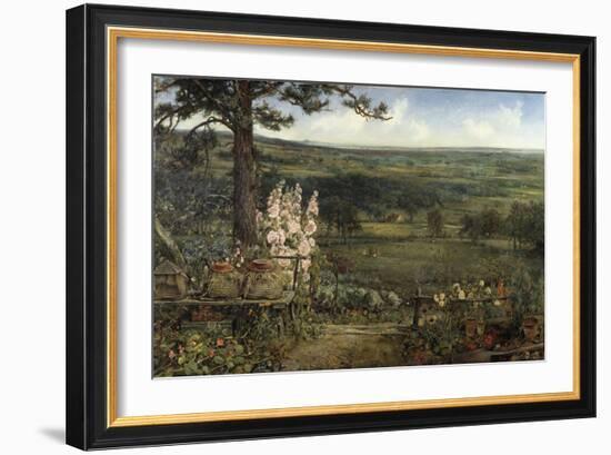 The Minister's Garden-Cecil Gordon Lawson-Framed Giclee Print