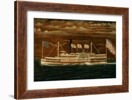 The "Minnie Cornell", 1879-James Bard-Framed Giclee Print